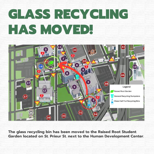 Glass Recycling has Moved Flyer