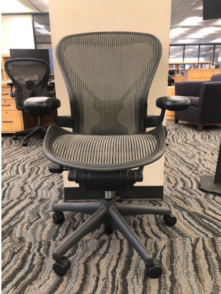 aeron chair displayed as an example